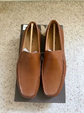 Florsheim Talladega Vent Slip-On Loafers Cognac Leather Men’s Size 7W